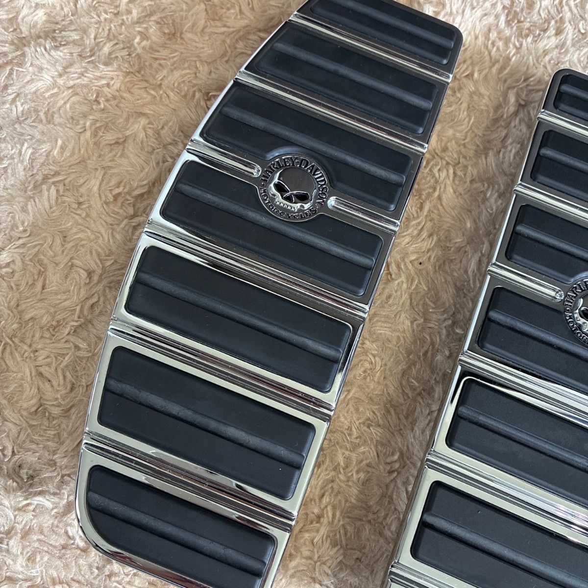 No.123 ハーレー フットボードインサートキット ブレーキペダルパッド