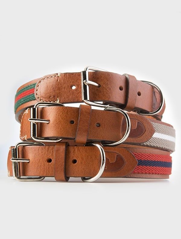 スペイン製 高級犬用リードと首輪セットBaseball Red（小型犬