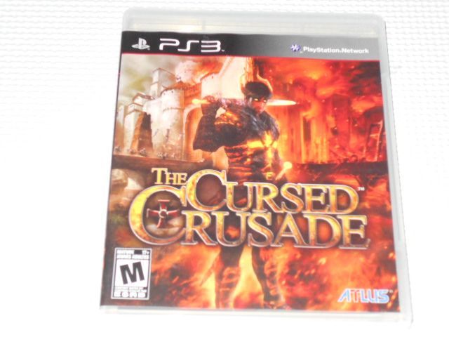 PS3☆THE CURSED CRUSADE 海外版 北米版☆箱付・説明書付・ソフト付 