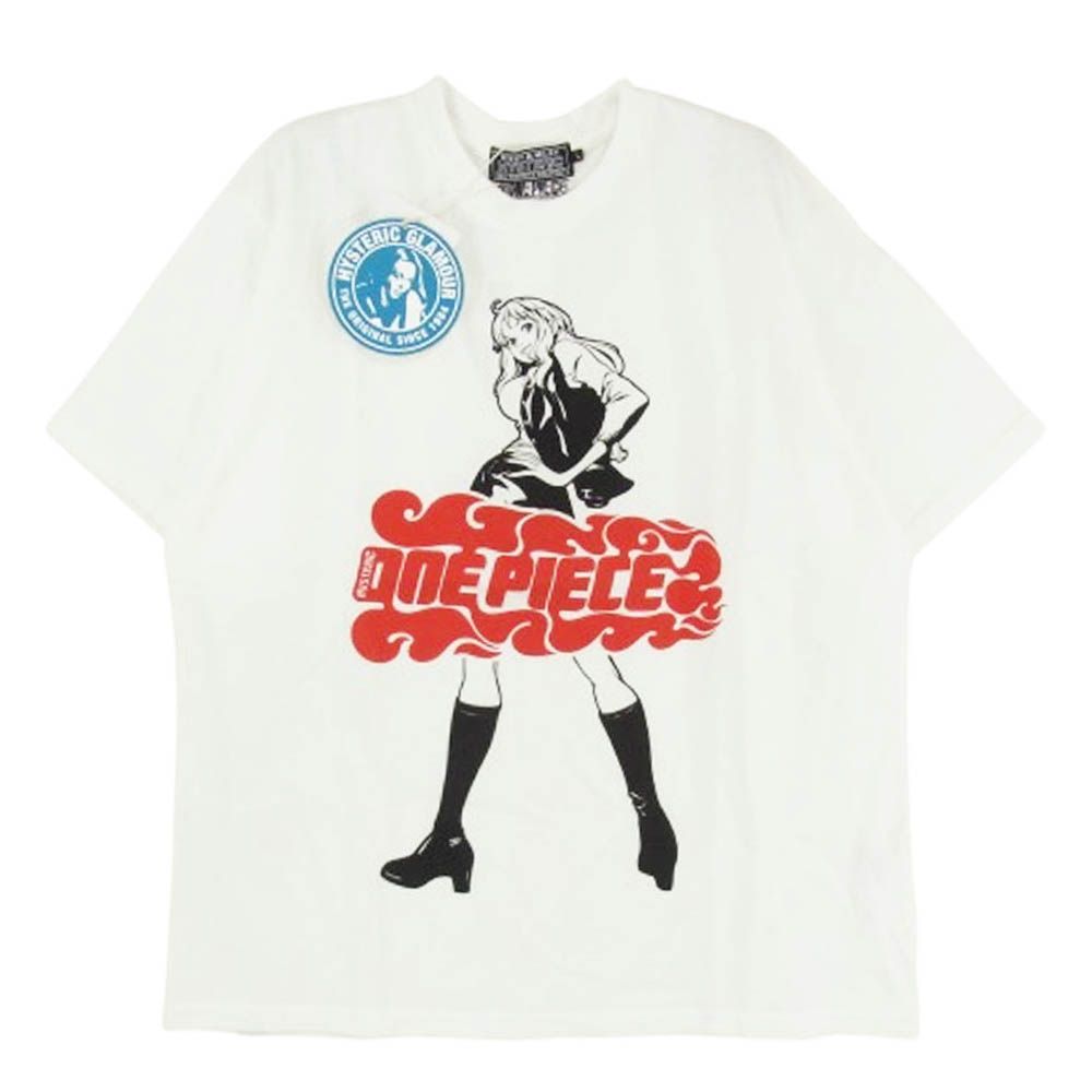 HYSTERIC GLAMOUR ヒステリックグラマー 25AW 02253CT12400 × ONE PIECE ワンピース NAMI ナミ プリント 半袖 Tシャツ L【新古品】【未使用】【】