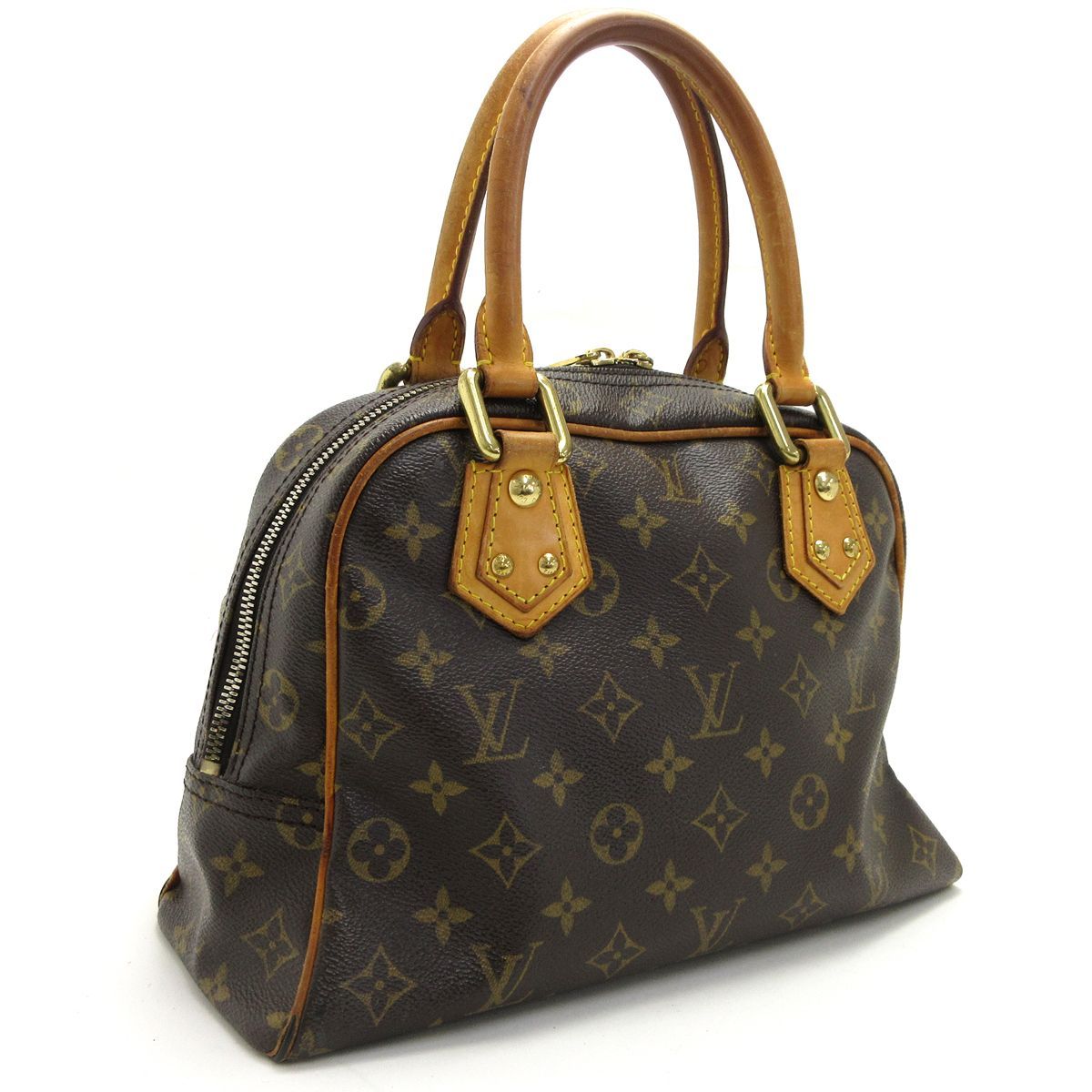 美品 LOUIS VUITTON モノグラム マンハッタンPM ハンドバッグ WOMEN】LOUIS VUITTON モノグラム マンハッタンPMハンドバッグ