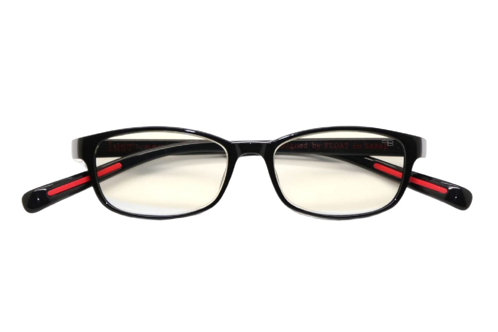 [フロート] INST by 老眼鏡 ネックホールド ビジネス用 ファッション メンズ レディース 兼用 オシャレ ブルーライトカット 紫外線カット 超弾力 超軽量 2タイプ 【IF01 BLACK +1.5 】 [ブラッ] [度数