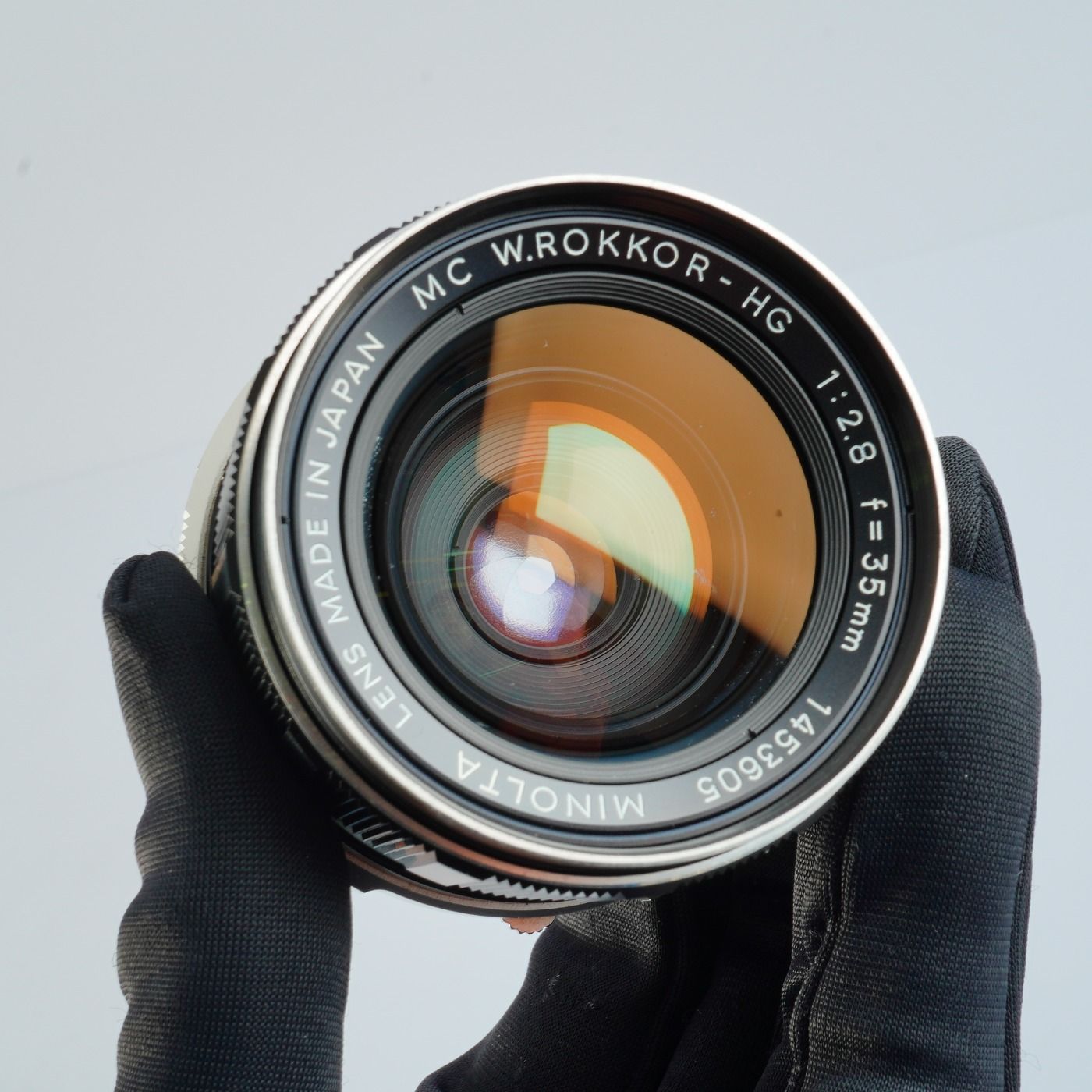 MINOLTA ミノルタ 小売 MC W.ROKKOR-HG 35mm F/2.8 単焦点レンズ