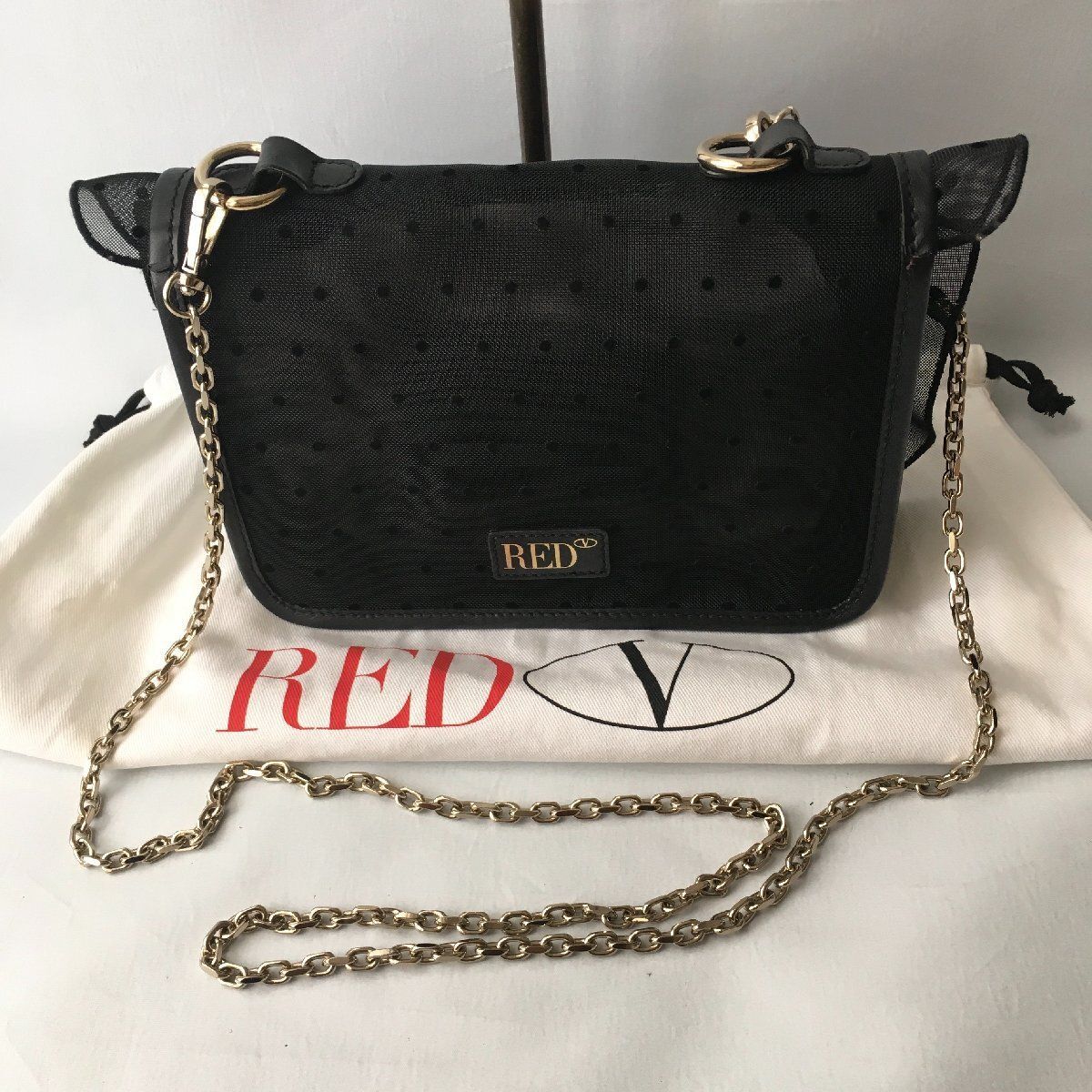 red Valentino レッド　ヴァレンティノ　バッグ　新品　ショルダー valentino garavani - ヴァレンティノ スパイク ロックスタッズ