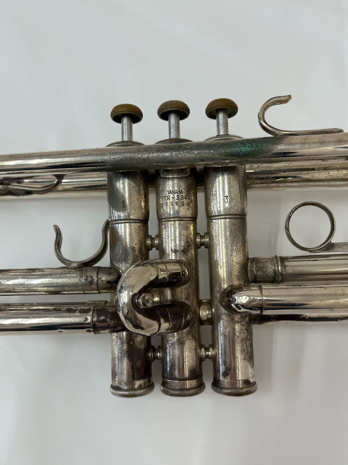 中古・ジャンク品】ヤマハ トランペット YTR-334S YAMAHA 銀メッキ