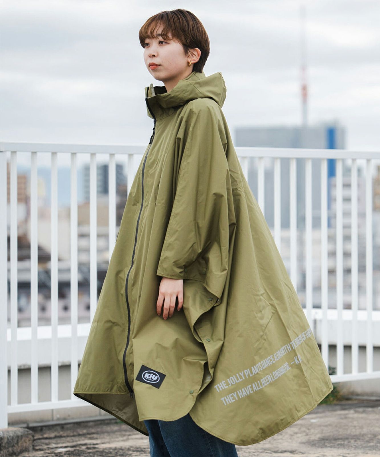 Smacky Glam コート ジャケット 寂し アウター ポンチョ ケープ マント