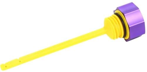 PERFOMANCE MAGNETIC トランスミッション オイルディップスティック CURVED パープル 2017年以降ツーリング トライクモデル