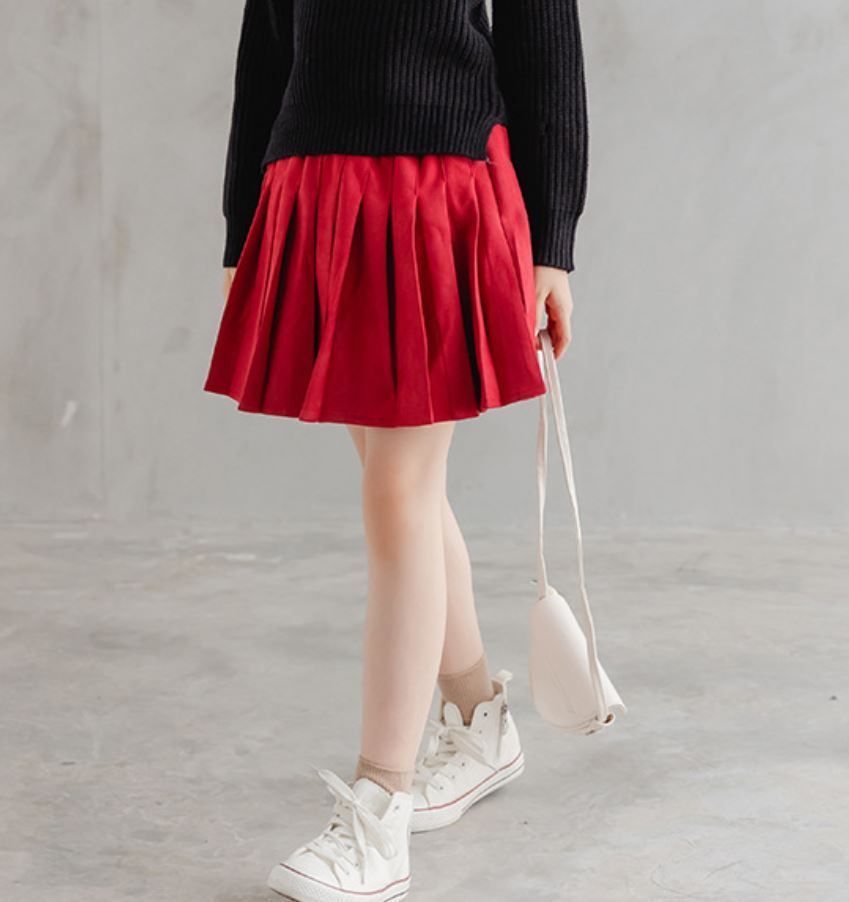 半額セール】子供服 女の子 スカート プリーツスカート ミニ