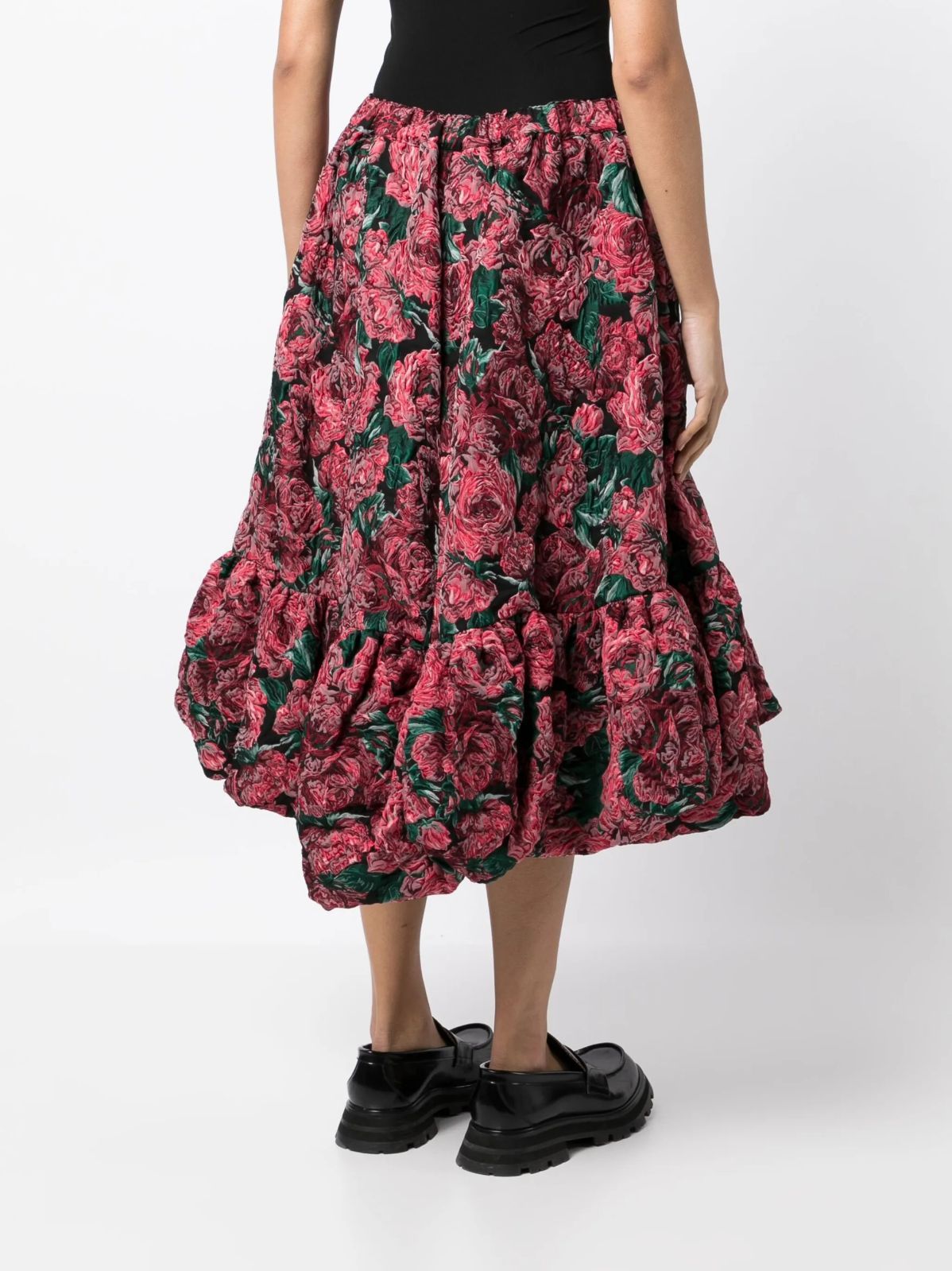 Comme Des Garcons｜コムデギャルソン floral-embroidered Full