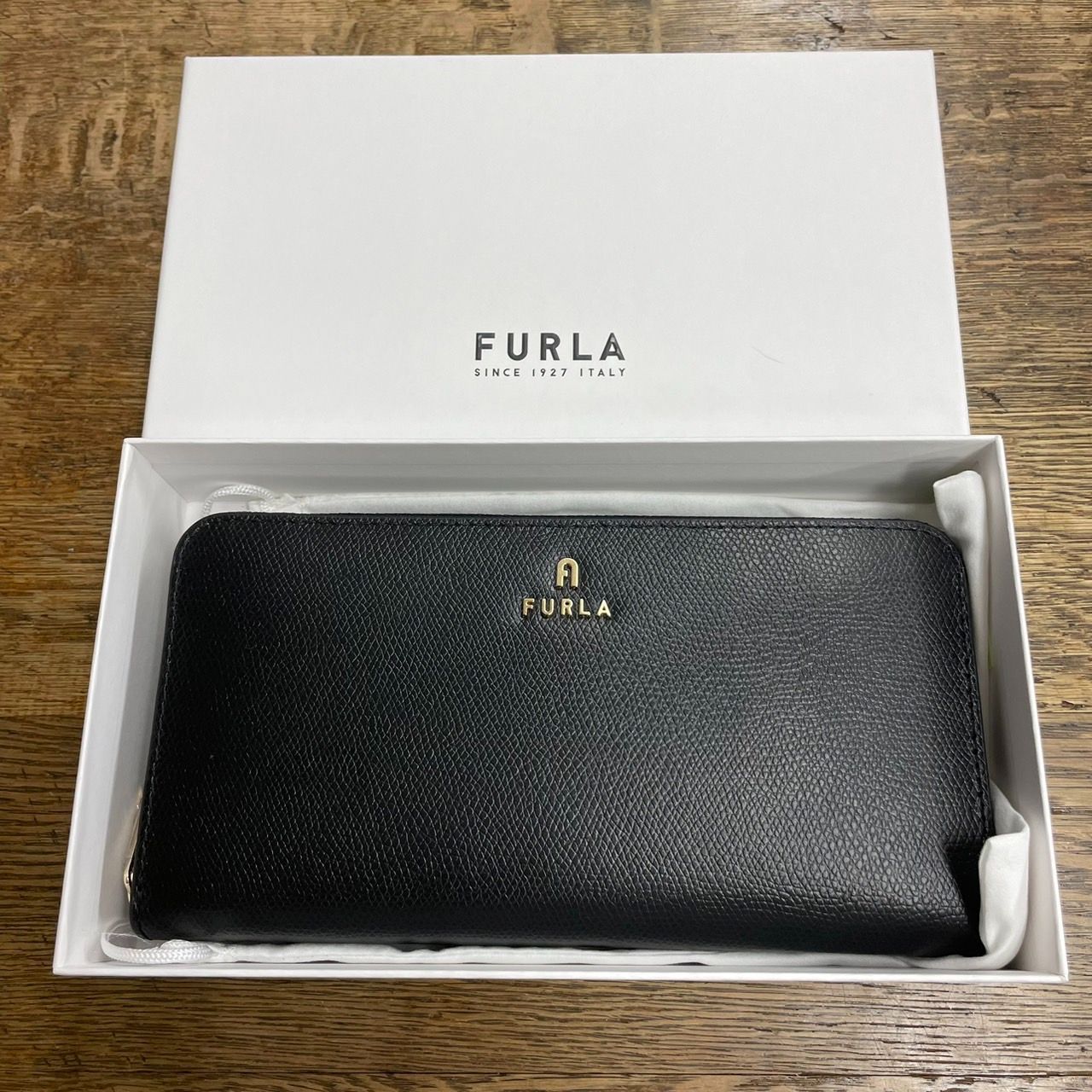 新品　FURLA BABYLON 長財布　ラウンドジップ　ブラック FURLA フルラ 財布 レディース 長財布 アウトレット レザー