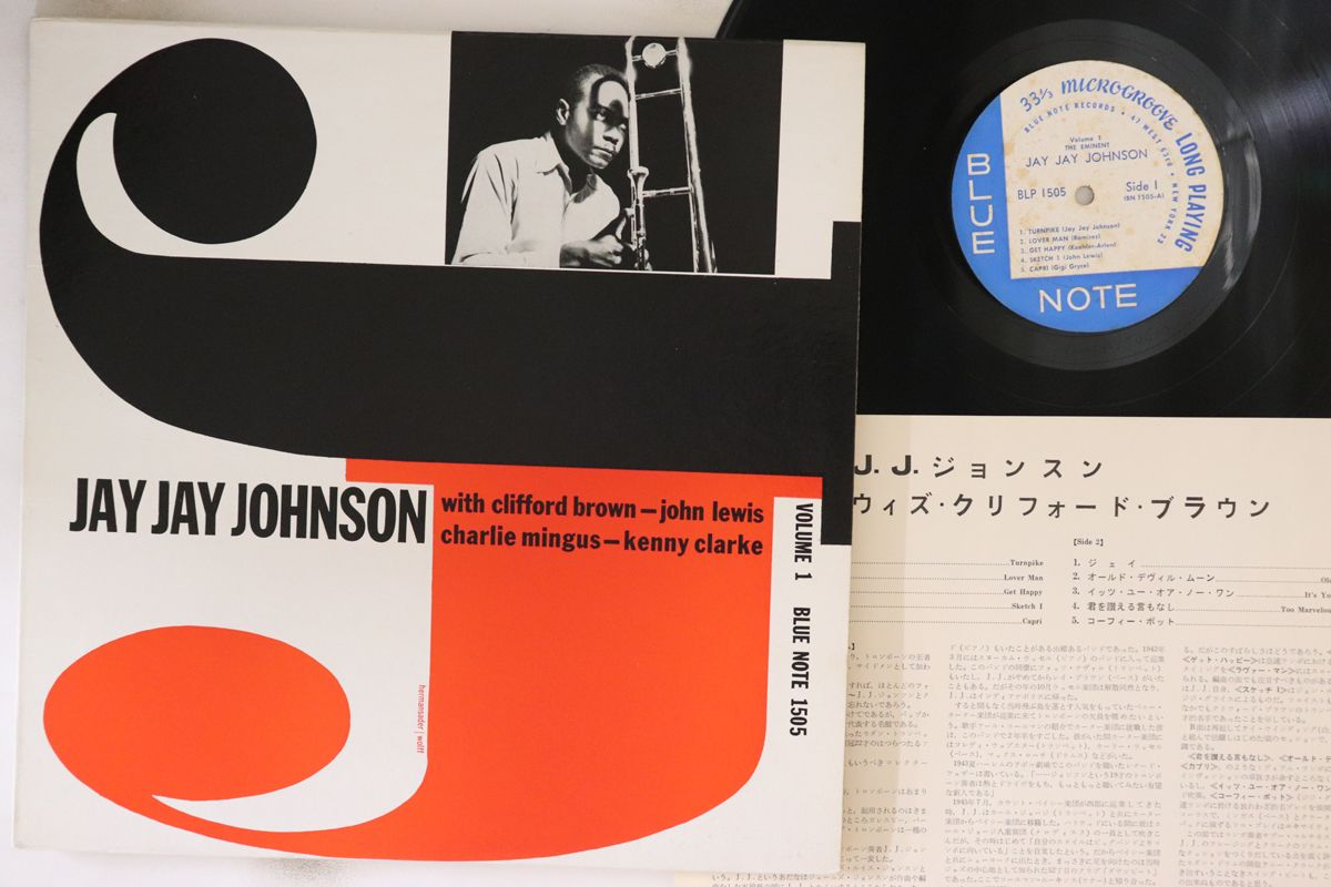 LP Jay Jay Johnson Eminent Jay Jay Johnson Vol.1 BLP1505 BLUE NOTE Japan Vinyl |00260