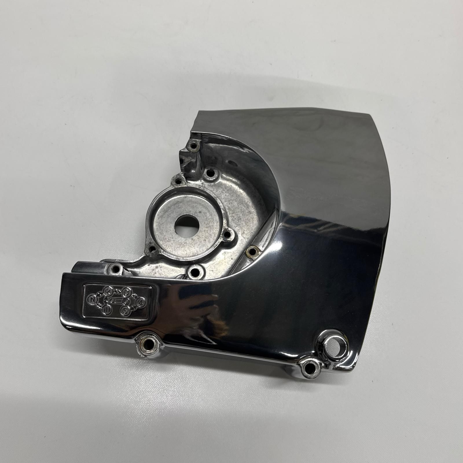 SUZUKI GS750 スプロケットカバー バレル研磨済 スズキ