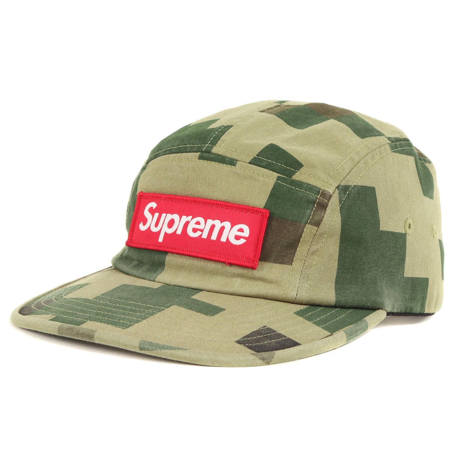 supreme camp cap カモ柄 BOXロゴ