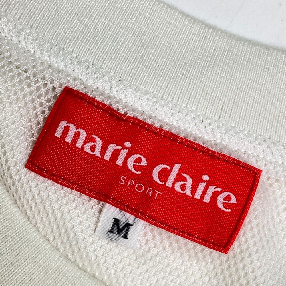 美品✨マリクレール ゴルフ ナイロンジャケット 千鳥柄 ロゴチャーム 刺繍 XL 美品✨マリクレール ゴルフ ナイロンジャケット 千鳥柄 ロゴ