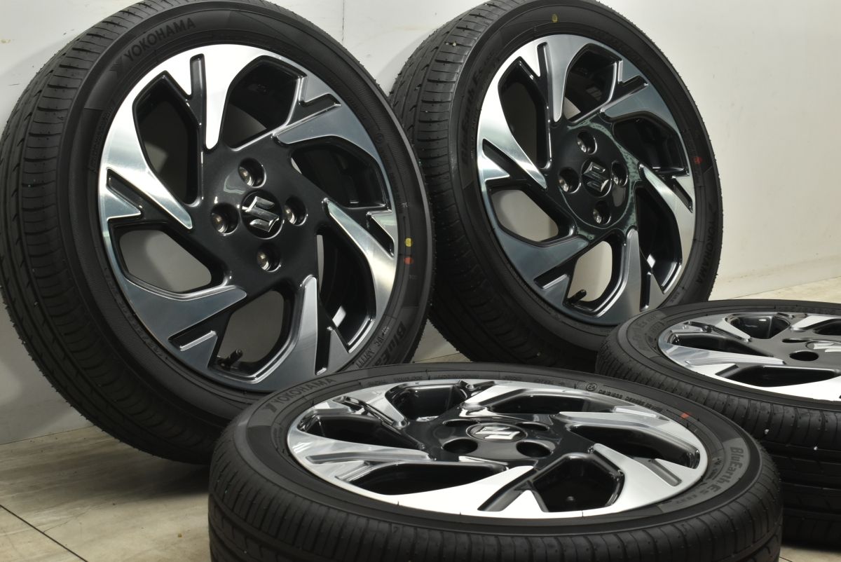 2024年製 新車外し バリ溝 美品】スズキ スペーシアカスタム 純正 15in