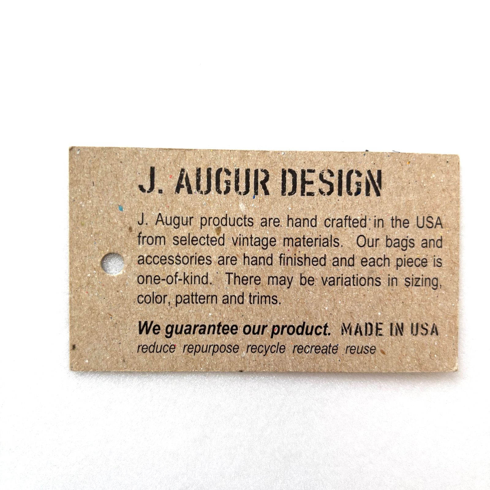 J.AUGUR DESIGN ジュディーオーガーデザイン リメイク 一点物 