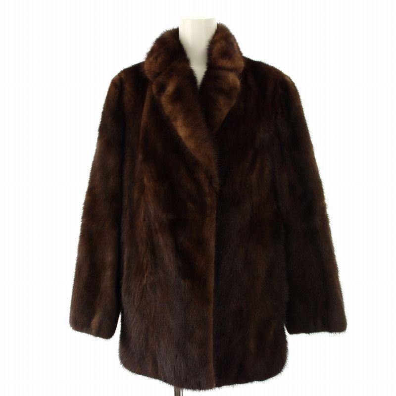 サガミンク SAGA MINK LAPP FUR ミンクファーコート ショート