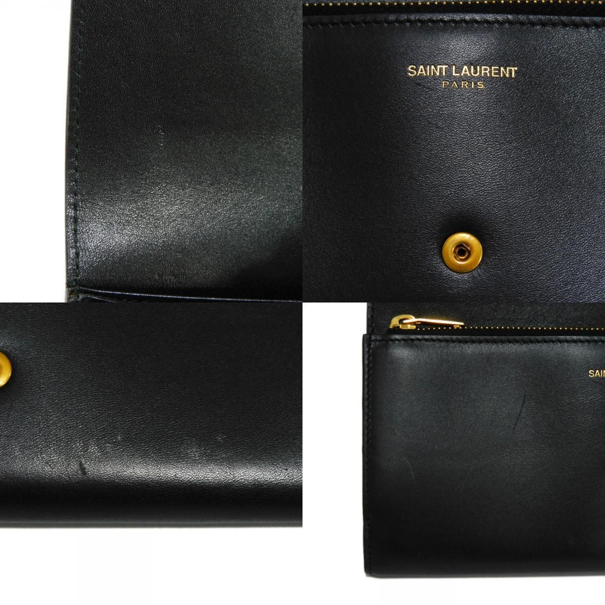 SAINT LAURENT PARIS サンローランパリ ラージ フラップ ウォレット 
