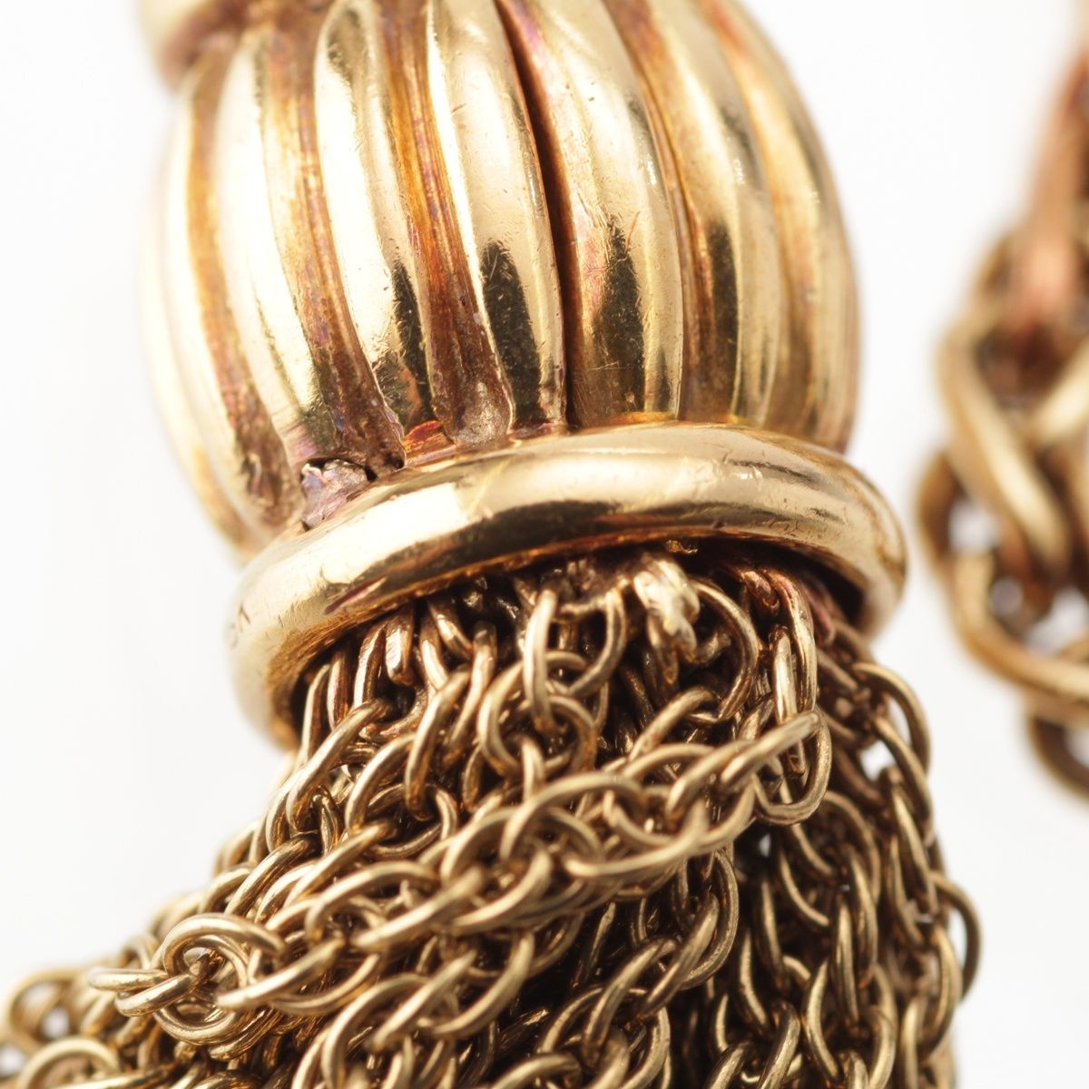 エルメス ヴィンテージ 18K アリアンヌ タッセル バッグ チャーム