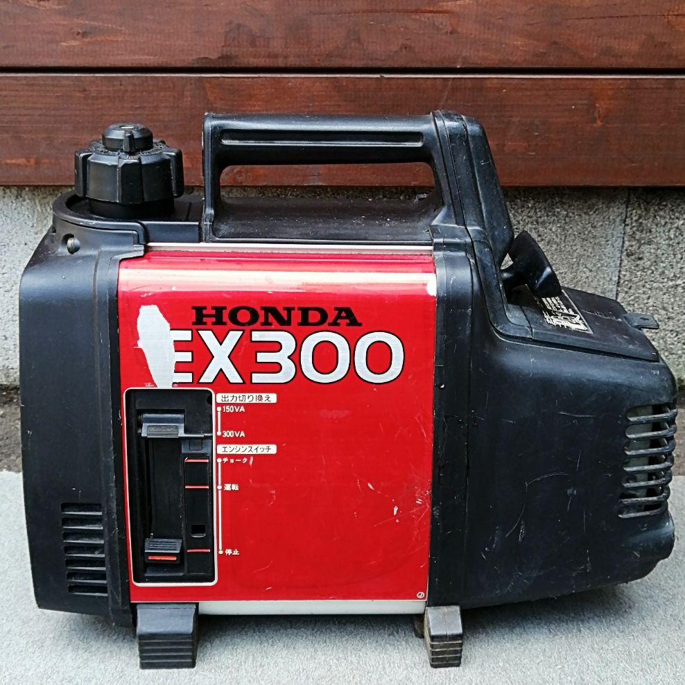 Honda EX300 ポータブル発電機 300VA ホンダ EX300 小型ポーダブル発電機 60Hz 外部タンク付 | 中古品