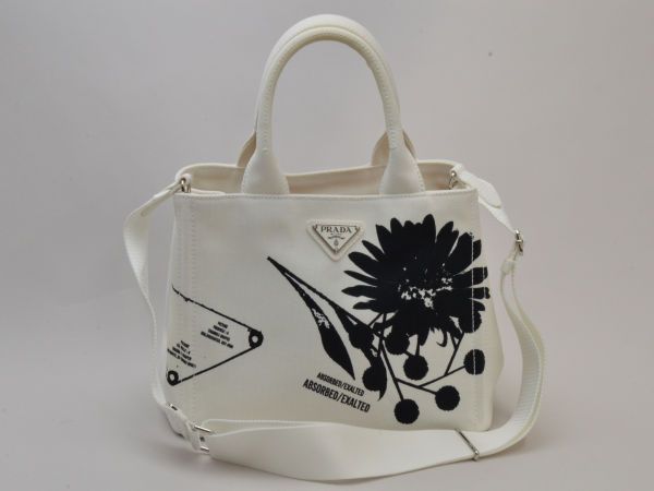プラダ PRADA カナパ ハンドバッグ/ショルダー/トート CANAPA SYMBOLS 