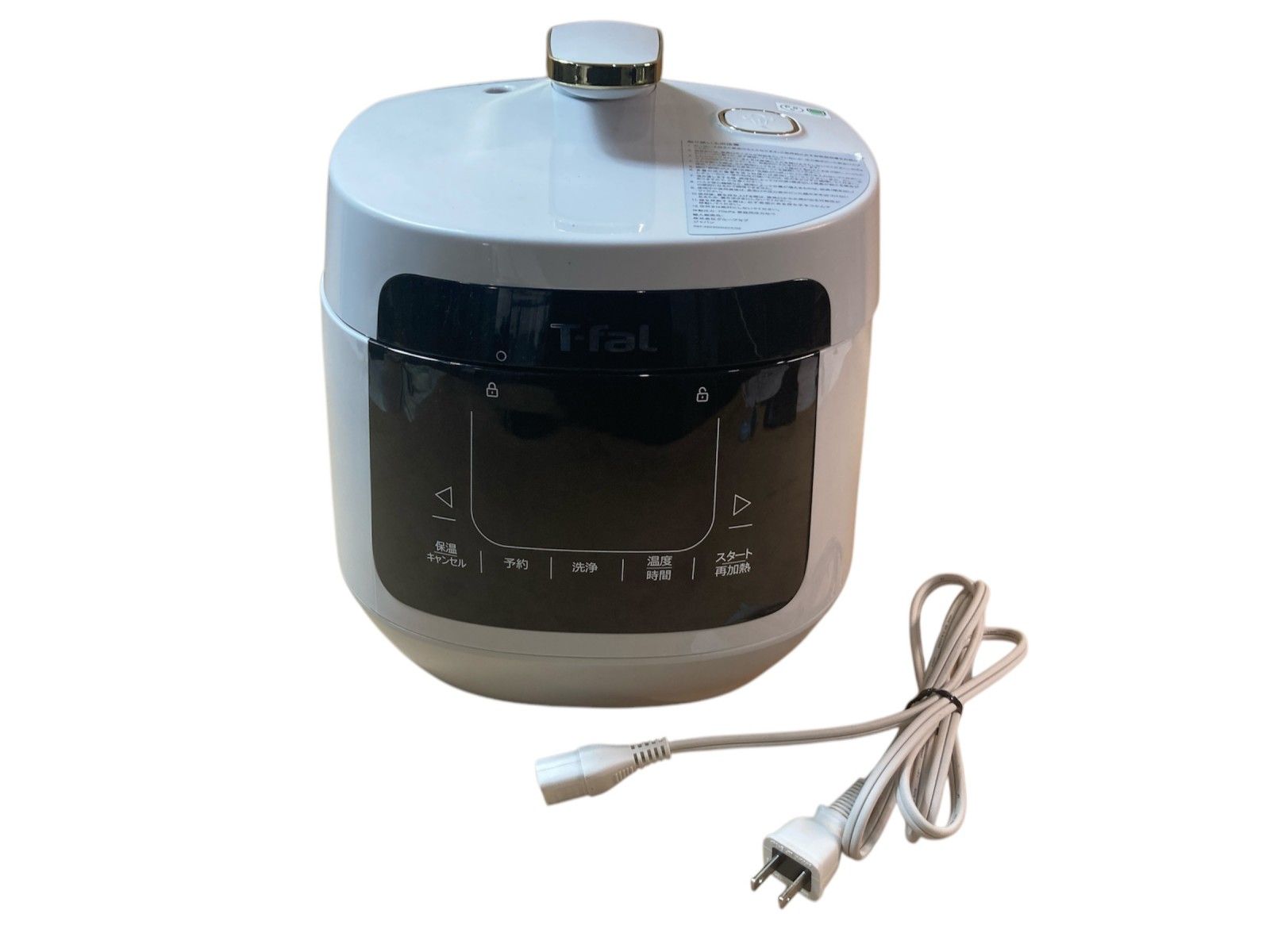 T-fal 家庭用電気圧力鍋 ラクラ クッカー コンパクト電気圧力鍋 CY353BJP ティファール 現状品 3.9kg