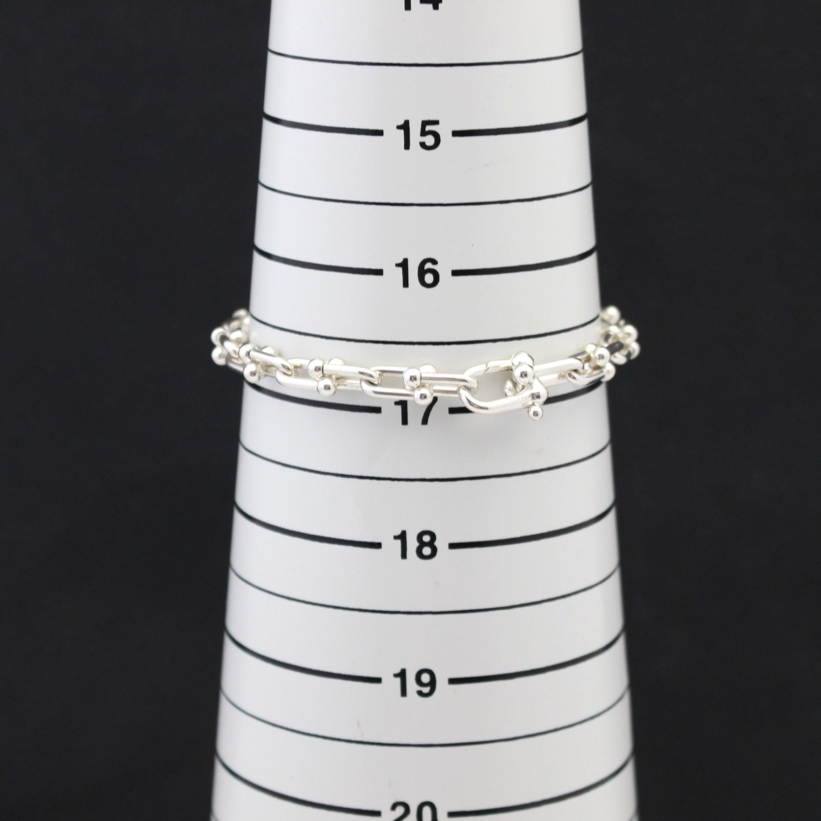 美品 ティファニー TIFFANY＆CO．ハードウェア スモールリンク