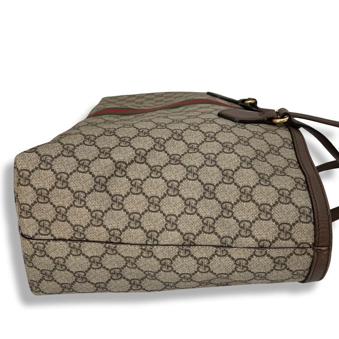グッチ GUCCI GGスプリーム シェリーライン ミディアム トートバッグ