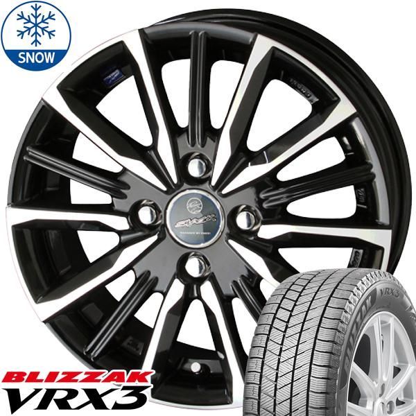 195/65R15 スタッドレスタイヤホイールセット ノートオーラ etc (BRIDGESTONE VRX3 & SMACK  VALKYRIE 4穴 100) - メルカリ