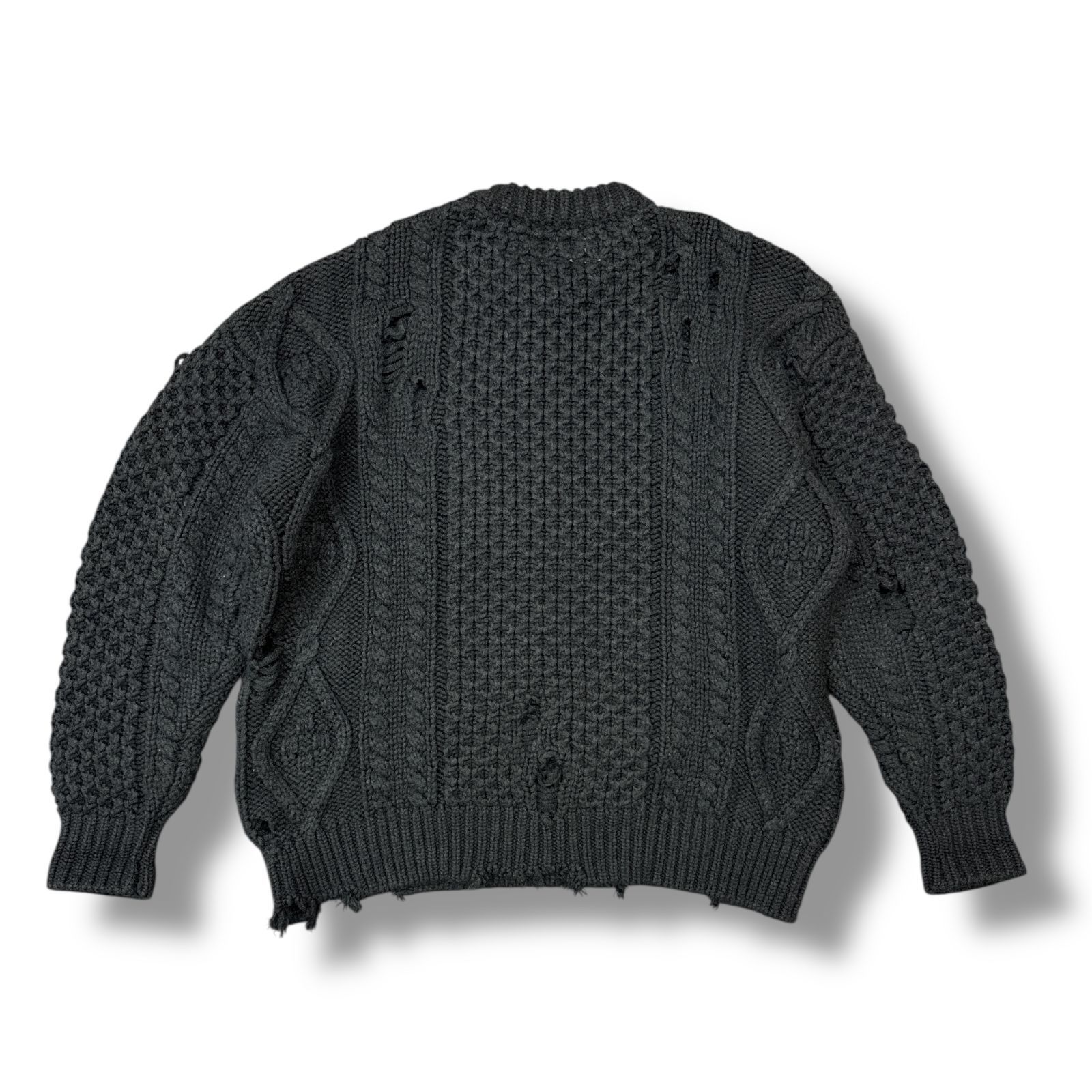 参考上代28600円 NEIGHBORHOOD 22AW SAVAGE CABLE SWEATER サバージ 
