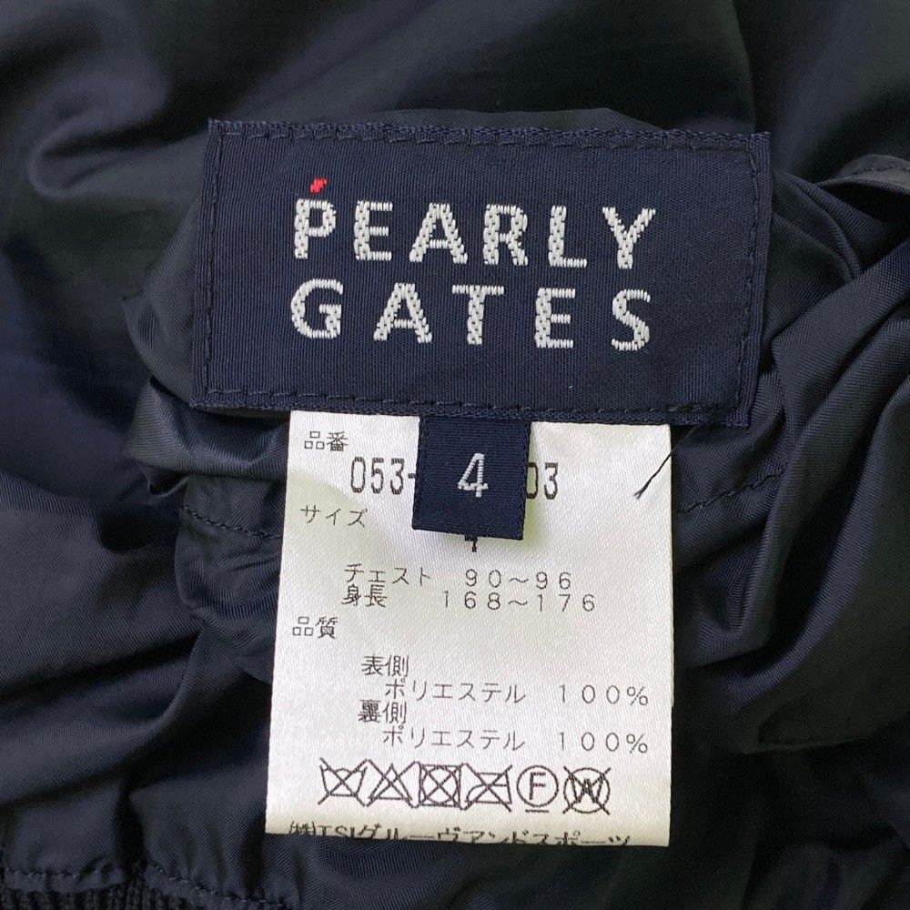 PEARLY GATES リバーシブルベスト サイズ：4 PEARLY GATES パーリー