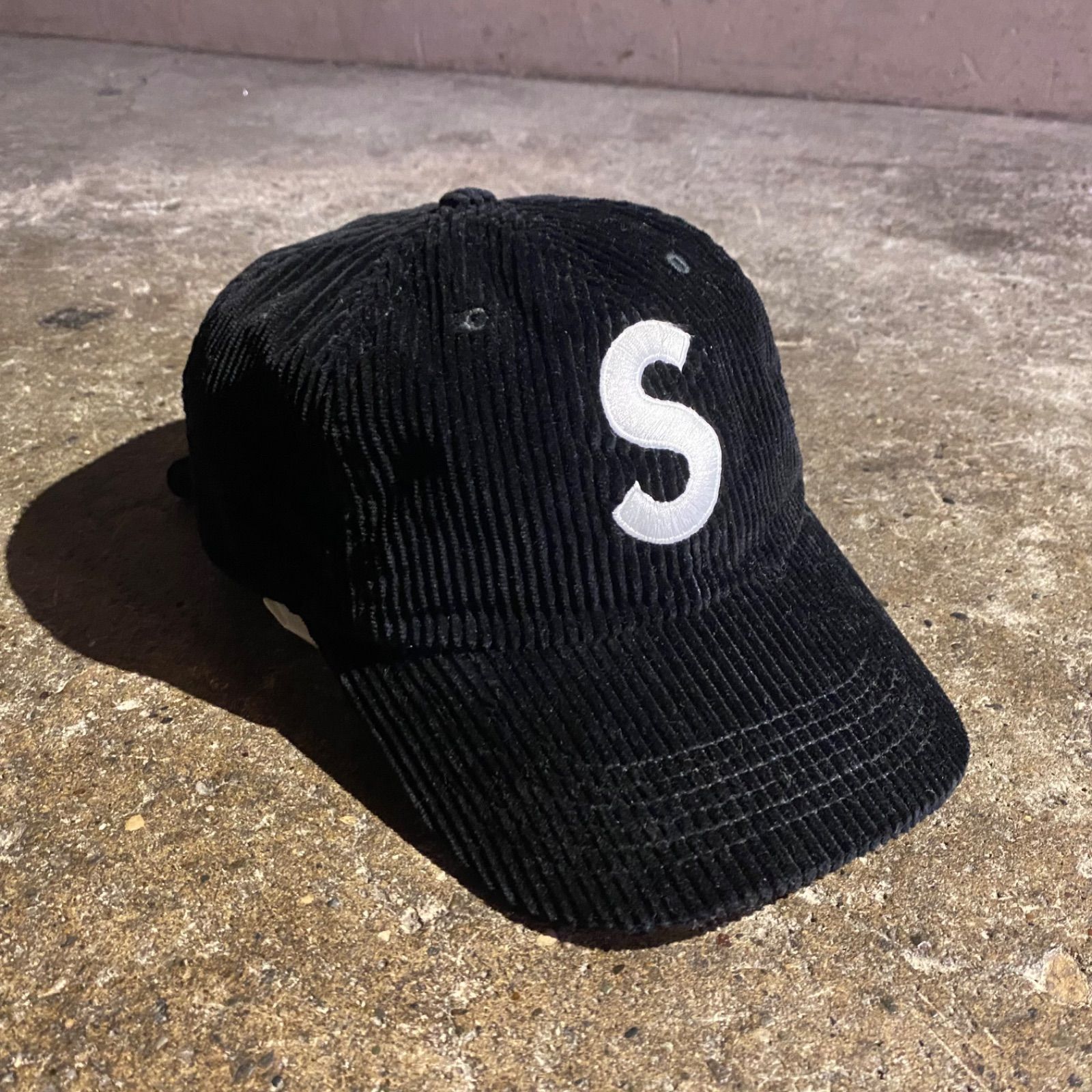 Supreme 24AW Corduroy S Logo 6-Panel Cap シュプリーム 2025AW コーデュロイSロゴ6パネルキャップ ブラック