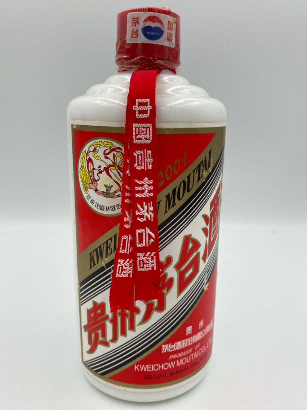 【未開栓】古酒 茅台酒 天女ラベル 2001年 500ml 53% 未開栓】古酒 茅台酒 2001年53%500ml 天女ラベル【マオタイ酒