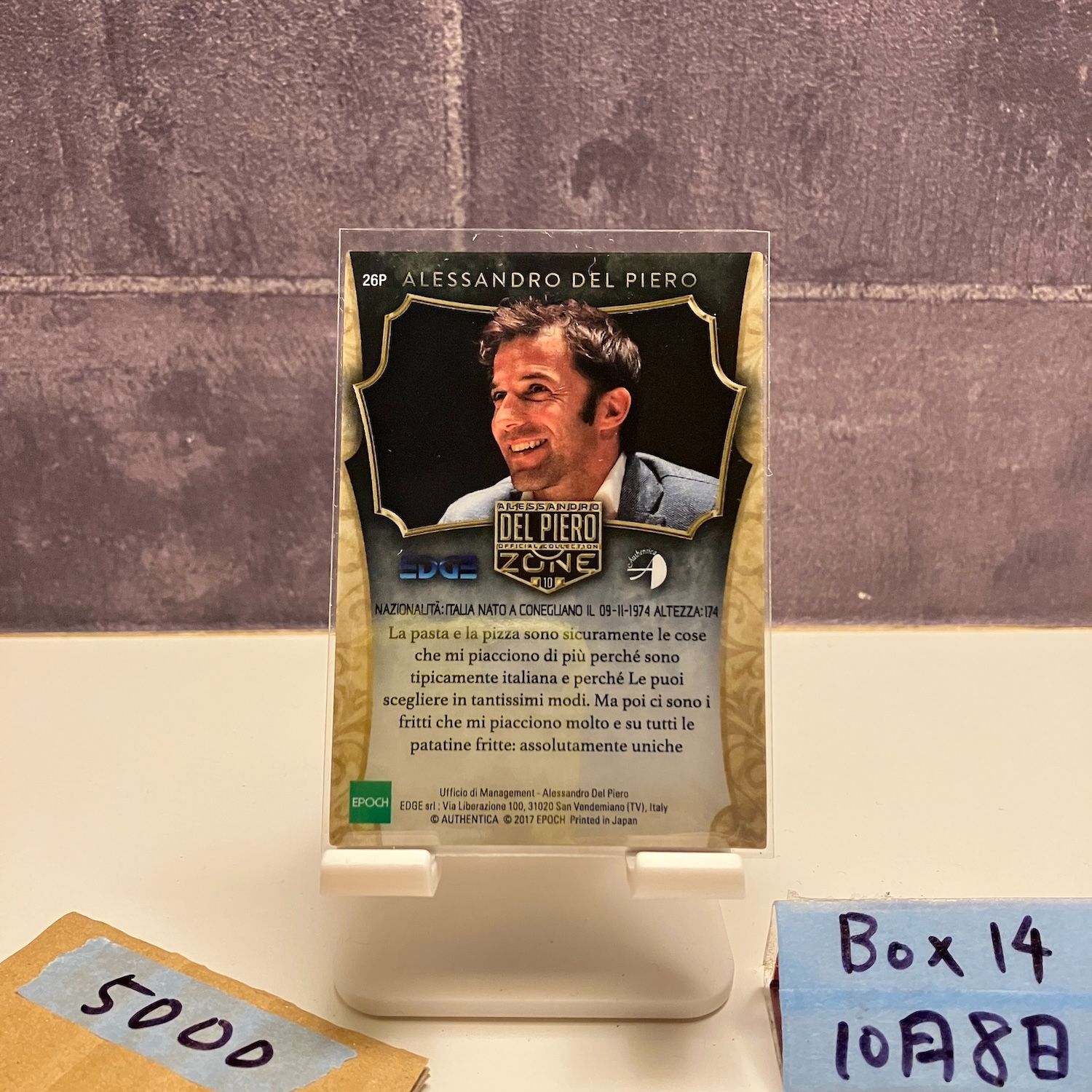 デルピエロ サインカード EPOCH デルピエロ サインカード EPOCH Yahoo