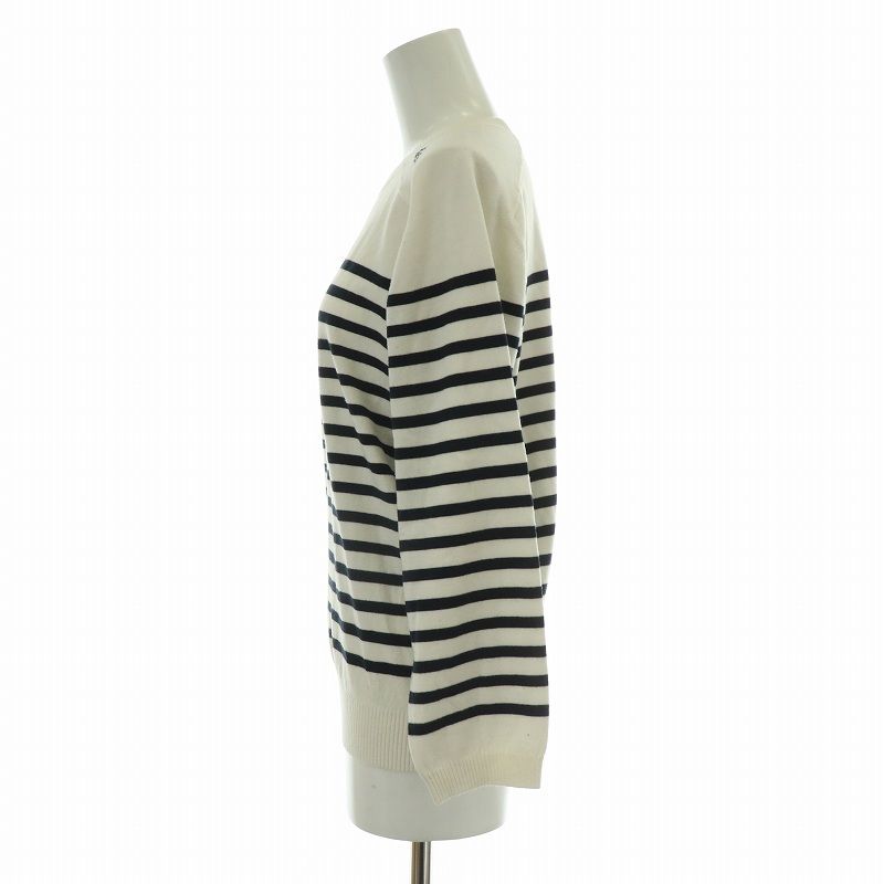新品 マディソンブルー ボーダー ブラウス グリーン basque border - レディース