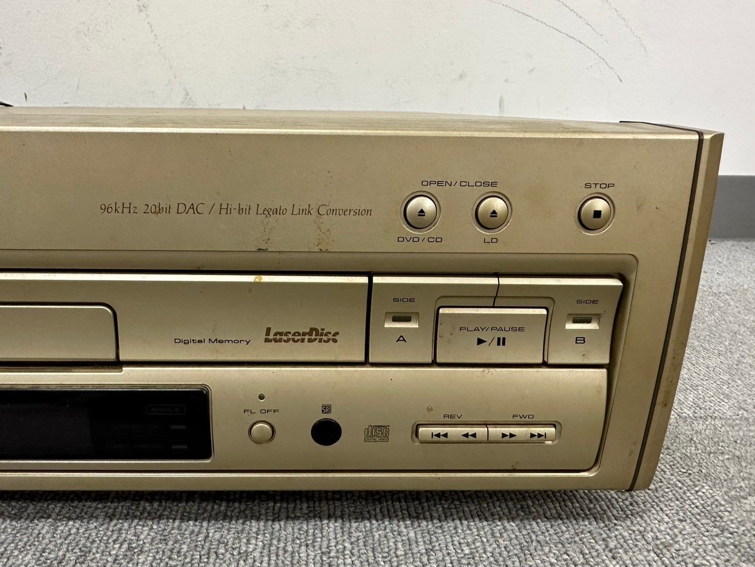 CH U707-CH12-560 PIONEER パイオニア DVD /LD プレイヤー DVL-9 映像