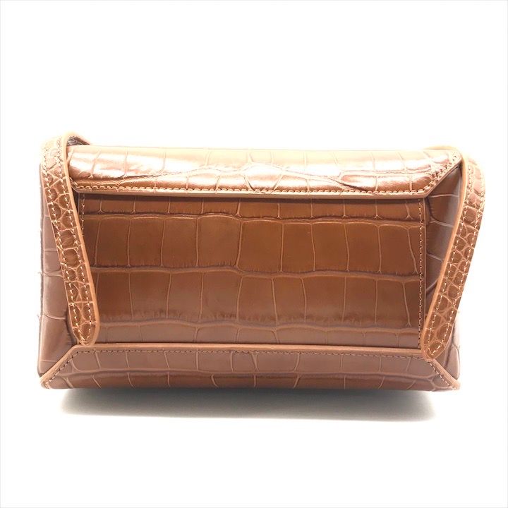 展示品 CELINE セリーヌ ナノバッグ クロコ 型押し 2WAY ハンド