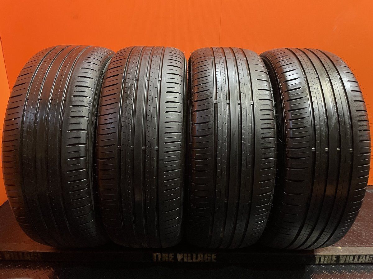 DUNLOP EC300+ 215/50R18 18インチ 夏タイヤ 4本 20～22年製 バリ溝  