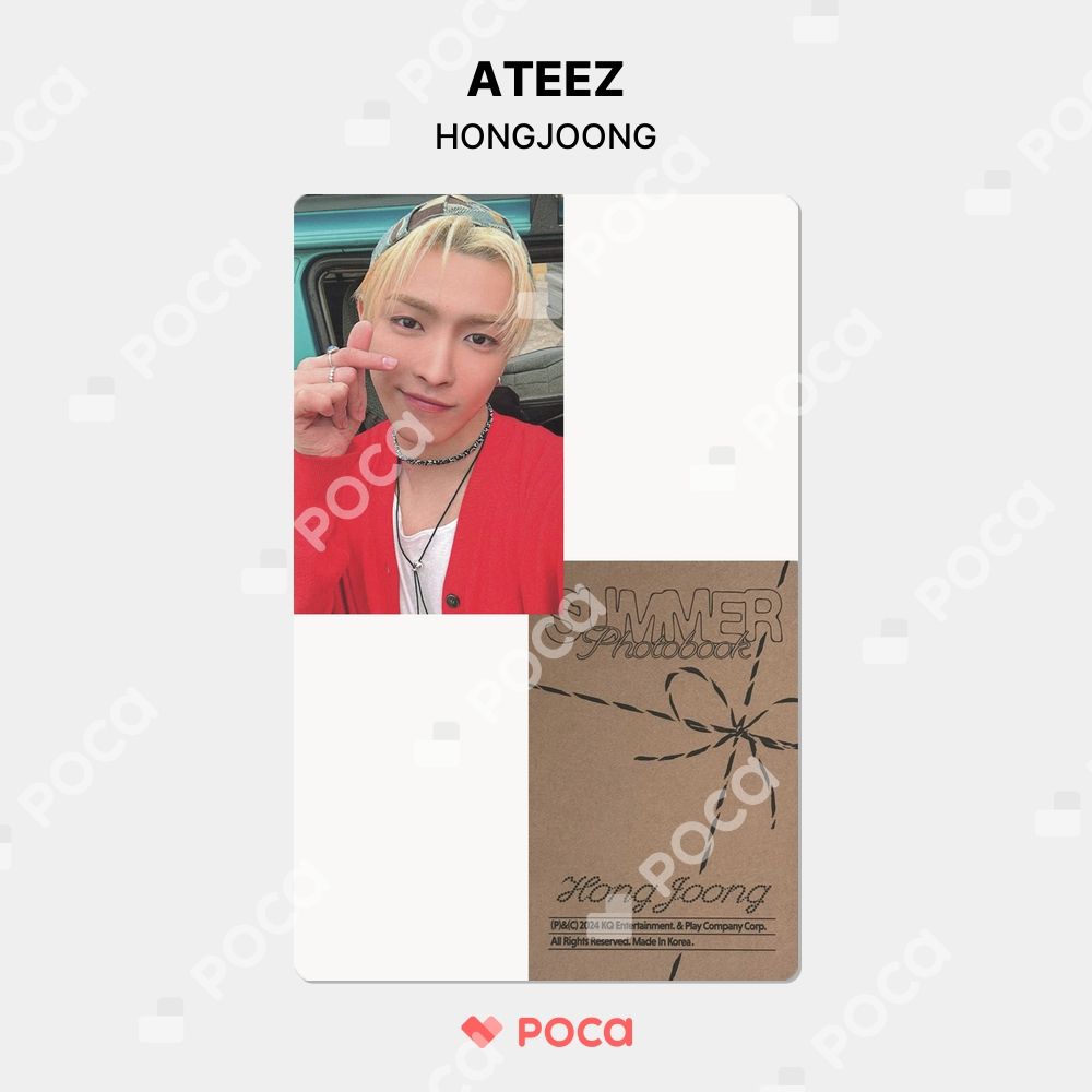 ATEEZ ホンジュン トレカ ATEEZ 2024 SUMMER PHOTOBOOK DVD ver