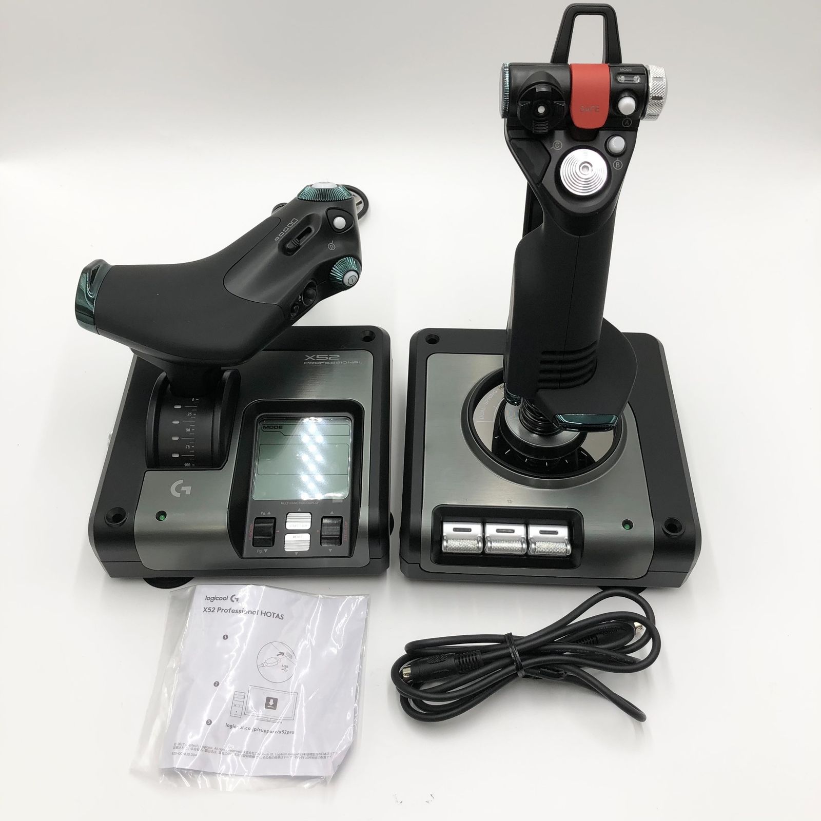 ロジクール シミュレーションコントローラ X52 PROFESSIONAL HOTAS ブラック G-X52P