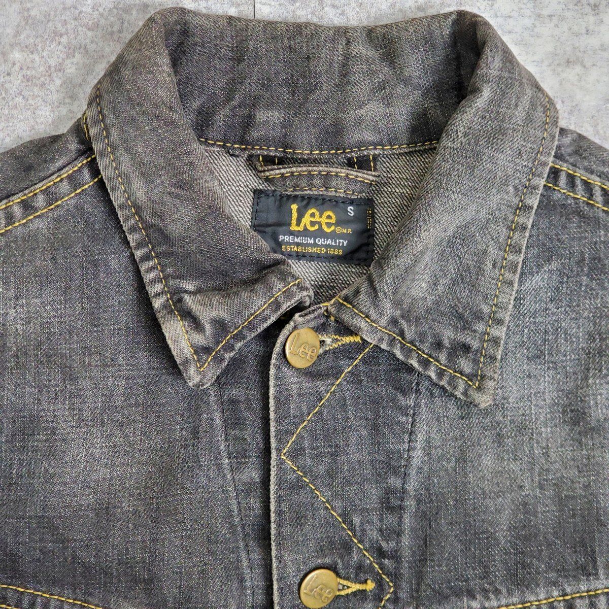 Lee リー 00's LEE ブラックデニムジャケット トラッカー