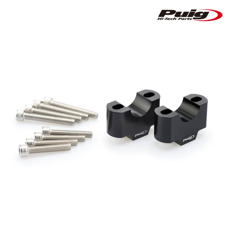 Puig 3741N HANDLE UP RISERS [BLACK] 30mmUP Φ28.6 汎用 プーチ