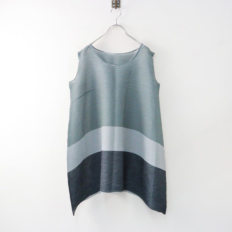 me ISSEY MIYAKE 横プリーツ　ノースリーブ チュニック COTTON SKIP – isseymiyake.com