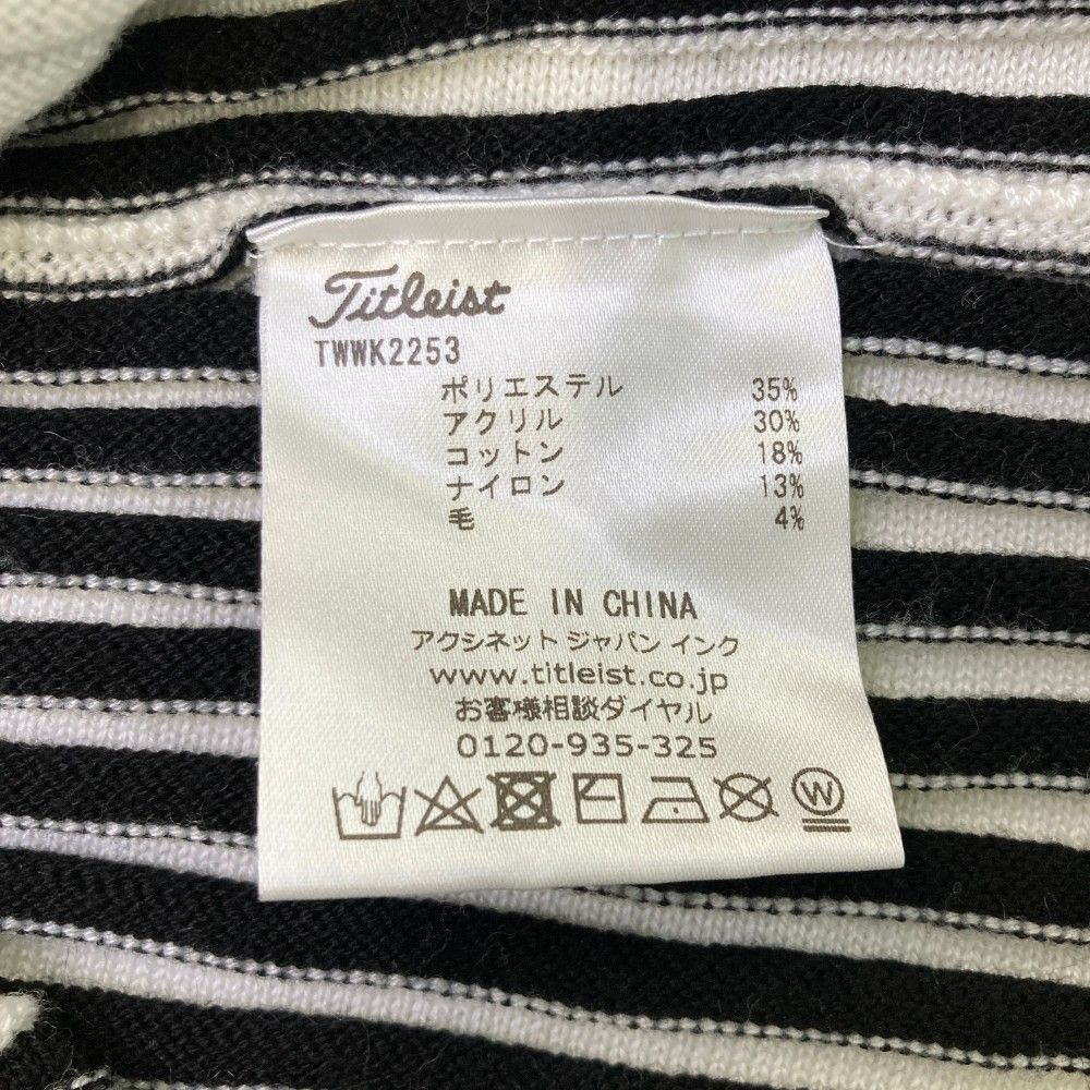 サイズ：S TITLEIST タイトリスト ハイネック ニットセーター