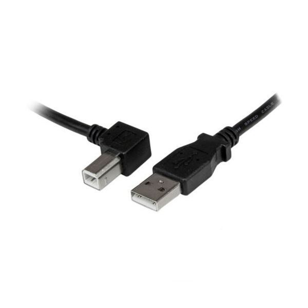 まとめ StarTech.com USB2.0ケーブル 3m Type A オス -B オス L型左向き ブラック USBAB3ML1本 ×3セット