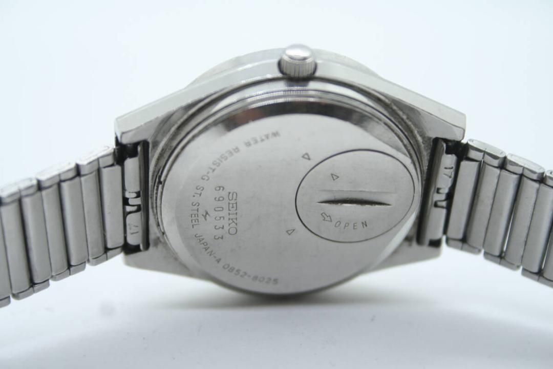 SEIKO セイコー キングクォーツ メンズ腕時計 ヴィンテージ シルバー 良品