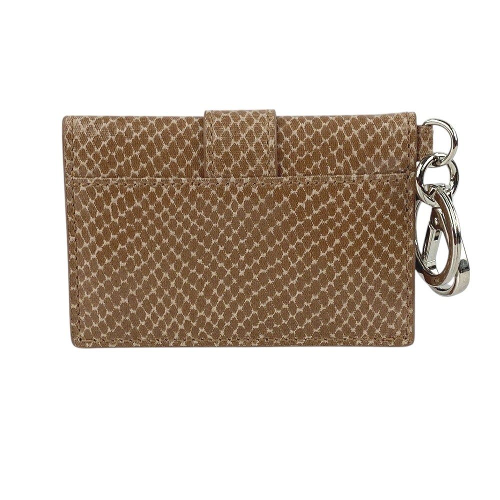 □未使用□ ジミーチュウ カードケース キーリング付 ビジュー PVC  