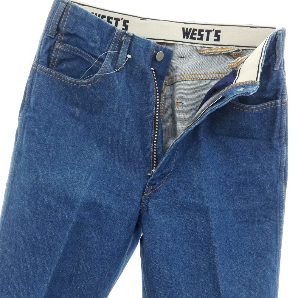 【中古】ウエストオーバーオールズ WESTOVERALLS コットン ジーンズ デニムパンツ ブルー【サイズ27】【レディース】