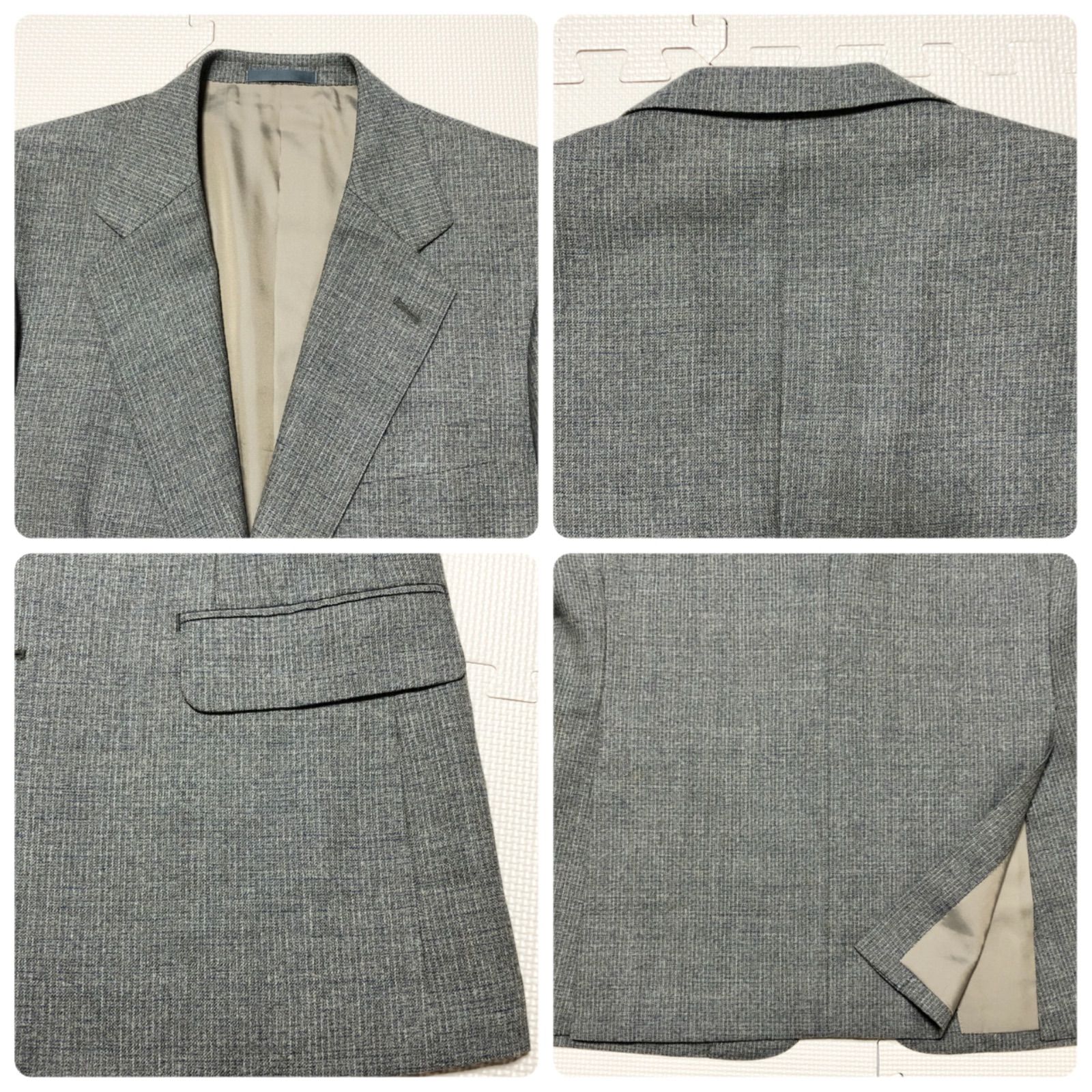 □極美品□希少ウール&アルパカ□Burberrys バーバリー シングルスーツ 