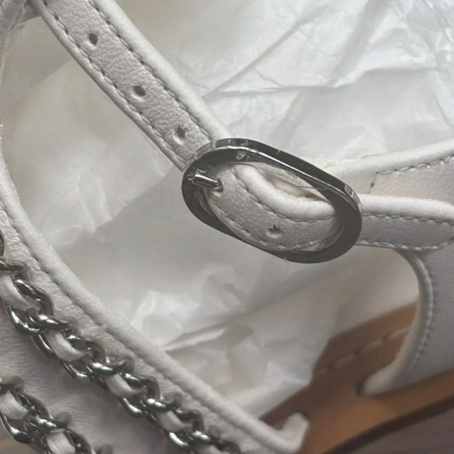 CHANEL シャネル サンダル チェーン 22SS ココ cc 36 - メルカリ